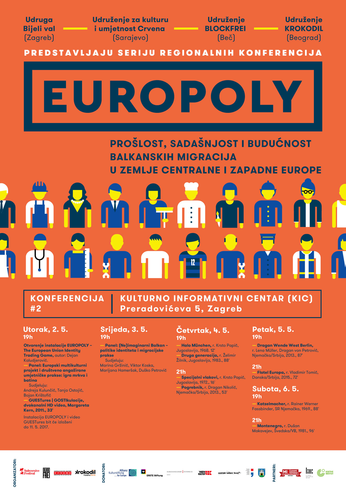 Europoly Poster B2 Zagreb program Europoly Poster B2 Zagreb program